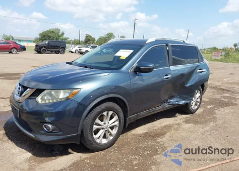 2014 Nissan Rogue Sv from USA, damaged, VIN 5N1AT2MT0EC807566